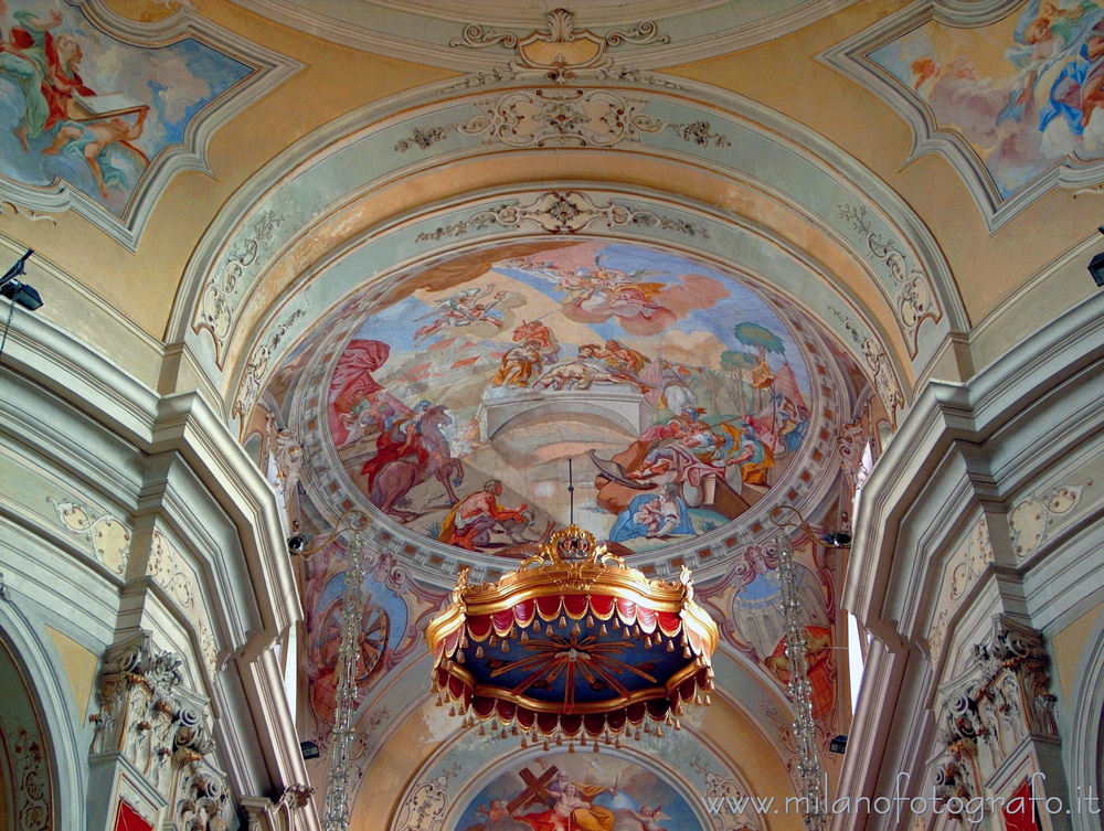 Siviano (Brescia) - Volta del presbiterio della Chiesa dei santi Faustino e Giovita